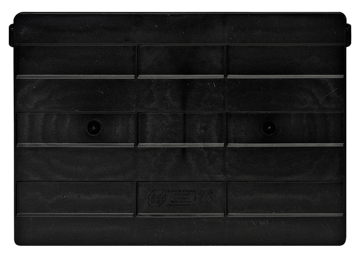 CRDUS248 Cross Divider, for bin (QUS248), black (pack of 6), Made in USA