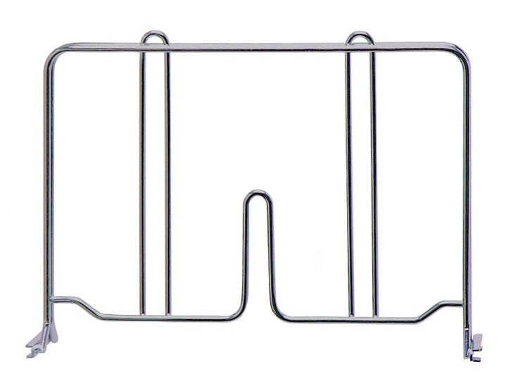 DIV12S Wire Shelf Divider, 12"D x 8"H, 304 stainless steel