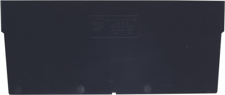 DSB209 Bin Divider, for use with QSB209, black, Made in USA, pack of 50