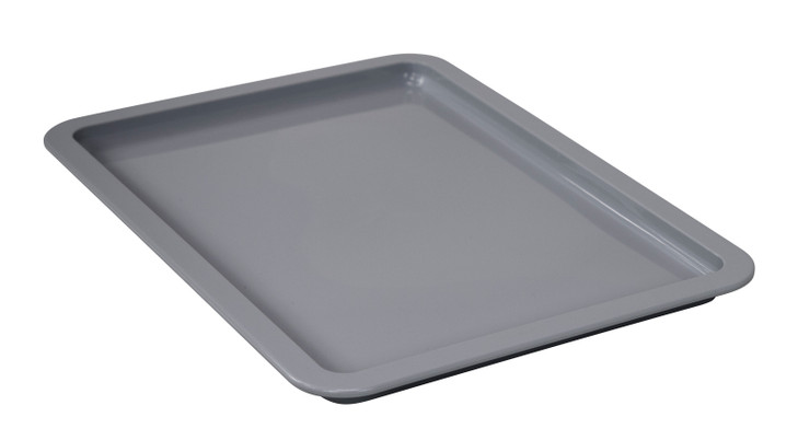 FSB-DL1813GY Pizza Dough Box Lid, 18"L x 13"W, stackable and dishwasher safe, polypropylene, gray, Made in USA