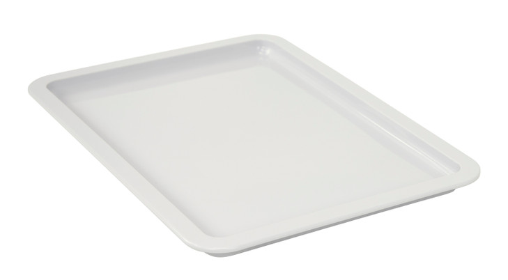 FSB-DL1813WT Pizza Dough Box Lid, 18"L x 13"W, stackable and dishwasher safe, polypropylene, white, Made in USA