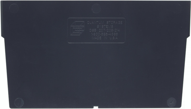 DSB214 Bin Divider, for use with QSB214, black, Made in USA, pack of 50
