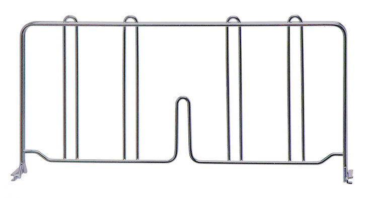 DIV18S Wire Shelf Divider, 18"D x 8"H, 304 stainless steel