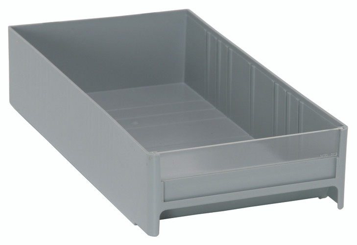 IDR203GY Interlocking Cabinet Drawer, 11"L x 5-5/8"W x 2-1/2"H, high impact polysterine, gray, Made in USA