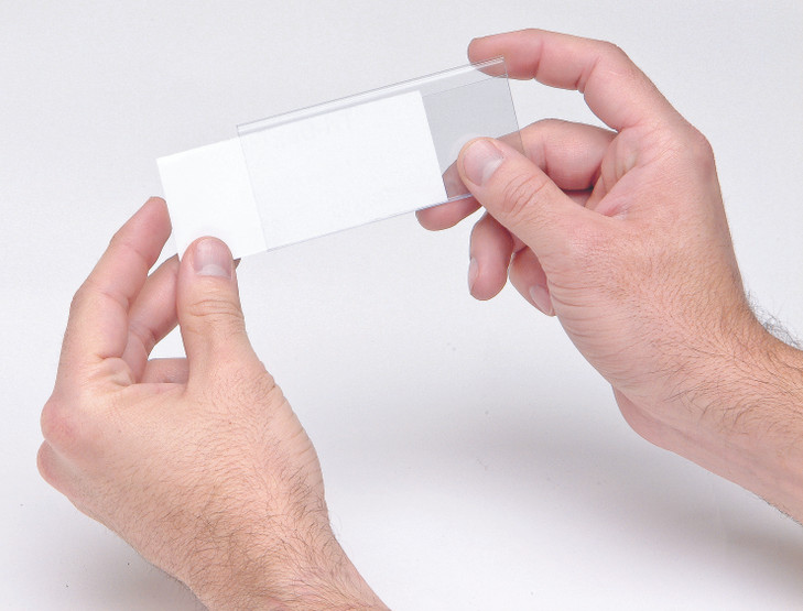 LTR-2400 Label Holders, clear, with laser label inserts (25 per pack)