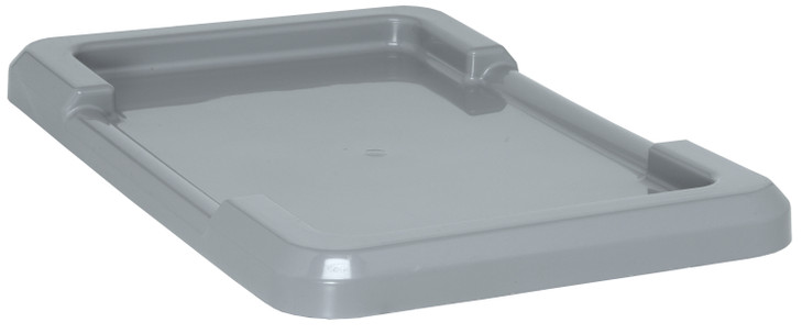 LID2516-8GY Lid, fits TUB2516-8, gray polypropylene, Made in USA