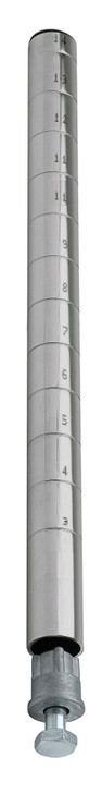 P86S One 86"High Post - Stainless Steel