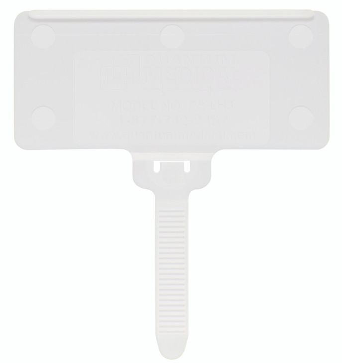 PS-LH3CL Hanging Label Tag, fits 1-3/8" x 3" adhesive label, clear, pack of 25