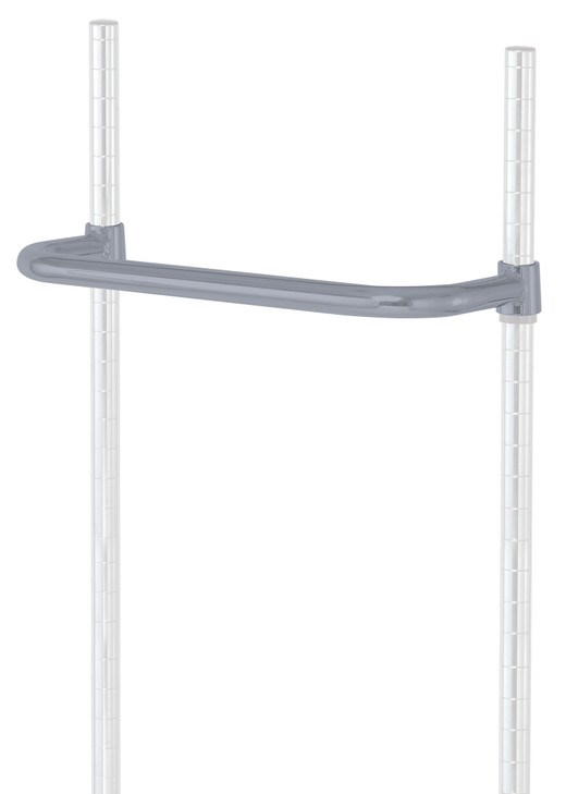 PH18GY Chrome Wire Shelving Push Handle 18" Wide