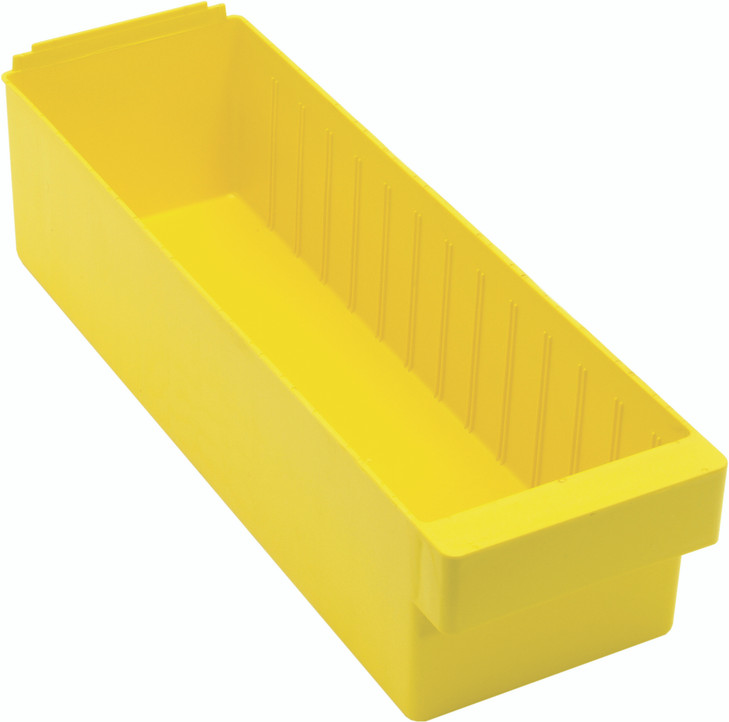 QED602YL Super Tuff Euro Drawer, 17-3/4"L x 5-9/16"W x 4-5/8"H, high impact polysteryne, yellow, Made in USA