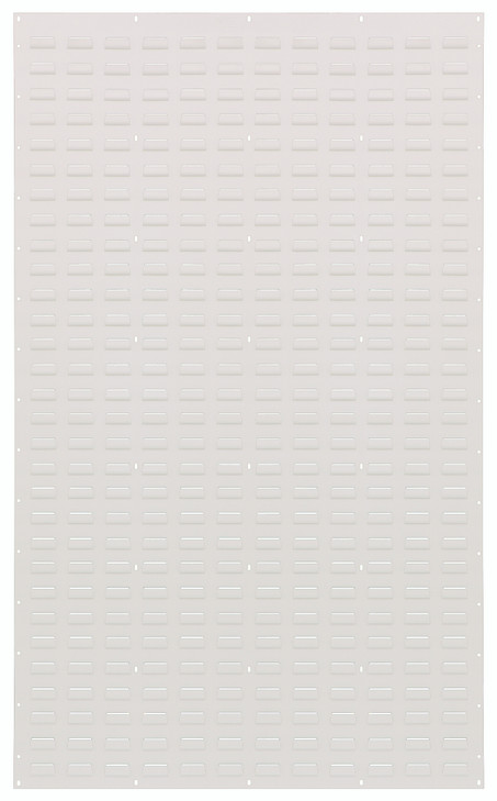 QLP-3661HC Louvered Panel, wall mounted, 36"L x 61"H, heavy-duty 16 gauge cold rolled steel, oyster white enamel coated finish (mounting hardware not included)