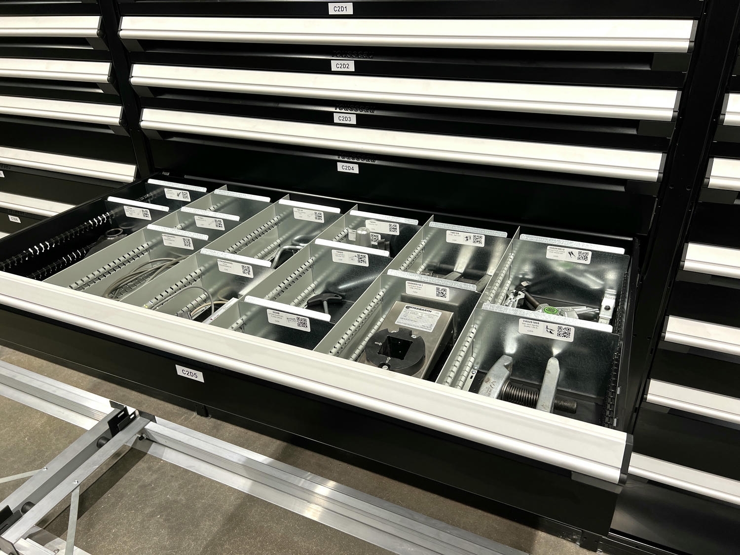 bulk storage, parts departments, automotive