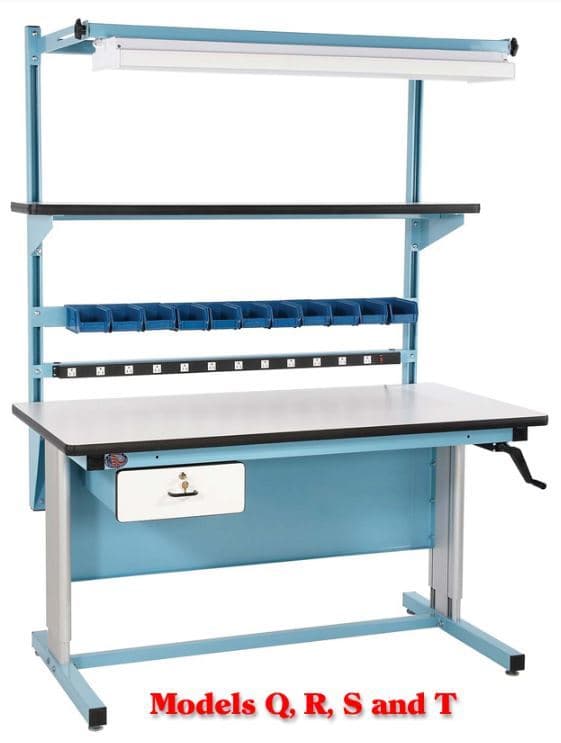 251UCS Under-Counter Shelf for Industrial Workbenches