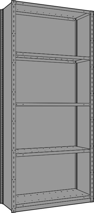 Closed Metal Shelving Units For Sale Industrial Shelving