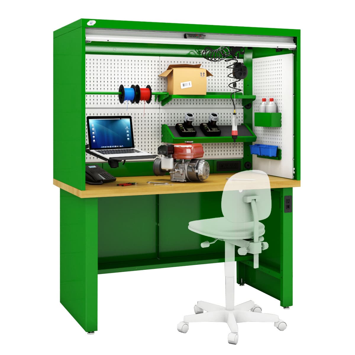 251UCS Under-Counter Shelf for Industrial Workbenches