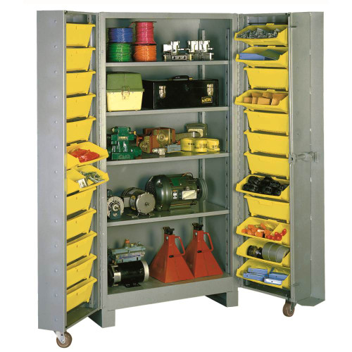 1125 Lyon Deep Door Cabinet with Tilt-Bins - industrialshelving.com