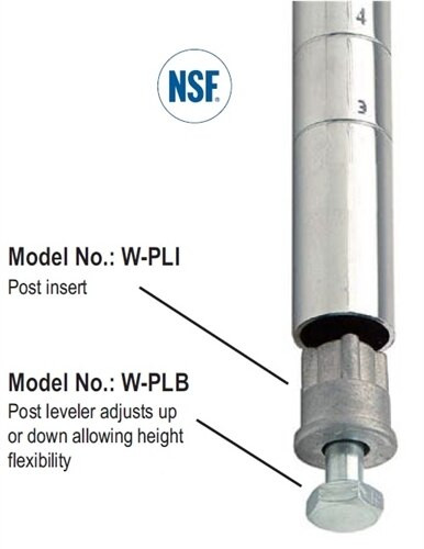 Threaded Insert for Post Bottom - 4-Pack by