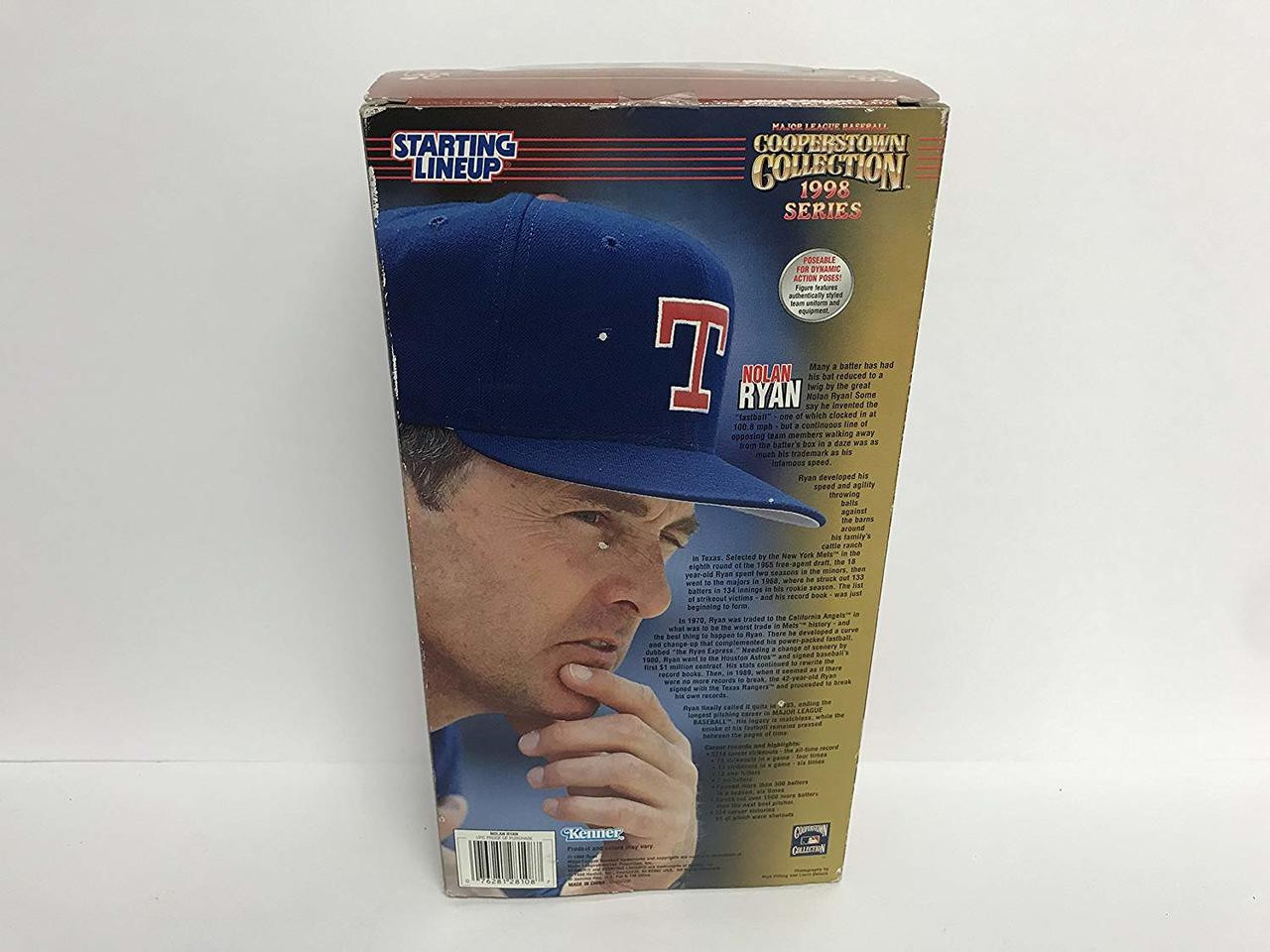 1992 Nolan Ryan Texas Rangers MLB Starting Lineup Stadium Stars Toy Figure