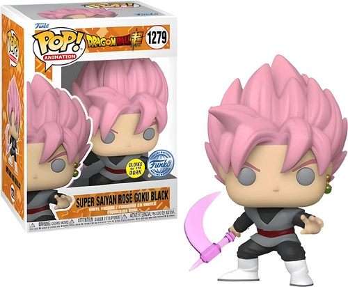 Super Saiyan Rose Goku Black (Dragon Ball) EE Exclusive Glow-in-the-Dark Funko Pop!