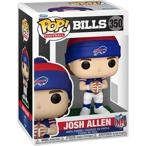 Funko POP! Josh Allen with Beanie Buffalo Bills NFL Figure 350 + Protector