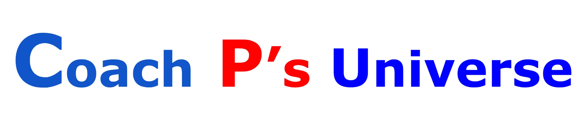 Coach P's Universe