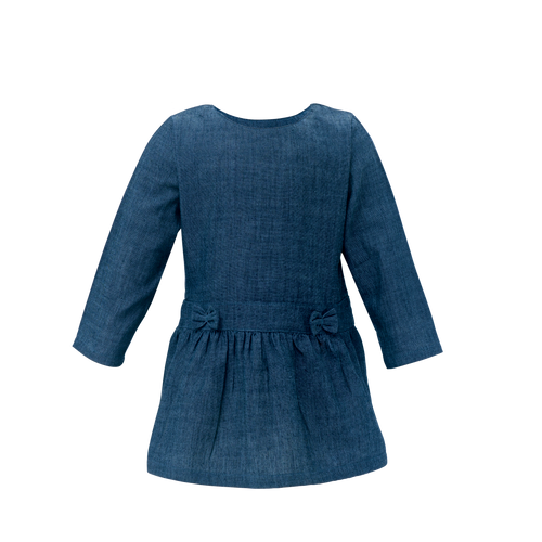 Low Waist Dress - Indigo Bloom