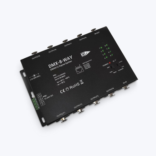 DMX RDM 8-Way Splitter