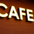 Cafe sign lighting using RGB LED light sheets