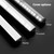 Aluminum mounting channels for LED strip lights with clear, frosted and matte covers