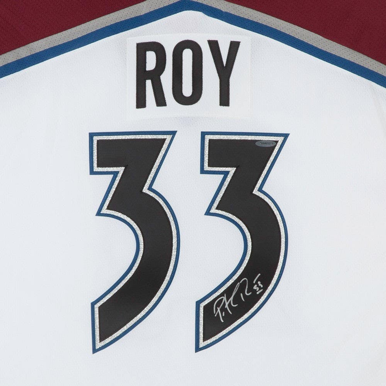 PATRICK ROY Autographed Authentic CCM Heroes of Hockey White Colorado  Avalanche Jersey UDA - Game Day Legends