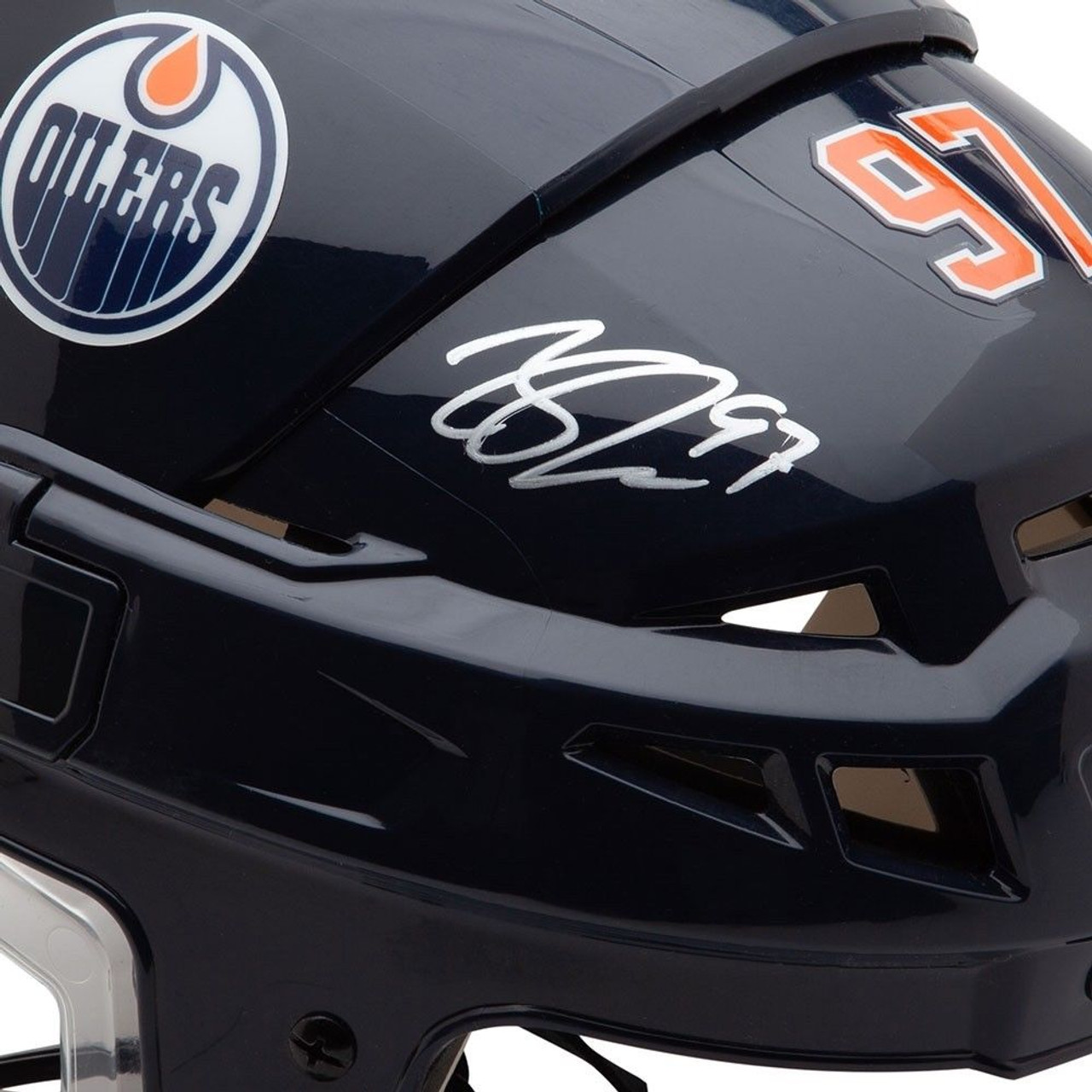 Connor McDavid Signed & Inscribed Edmonton Oilers adidas Navy