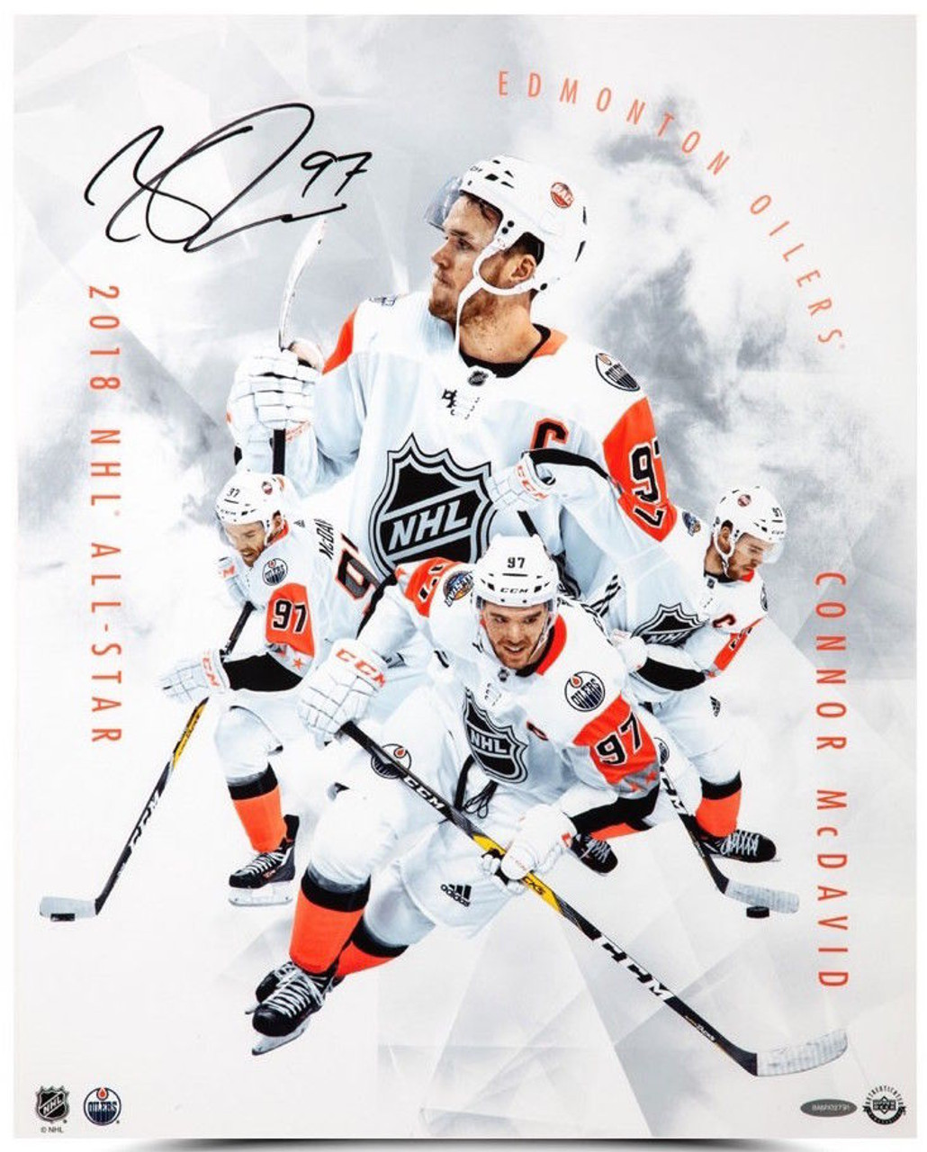 Connor McDavid Autographed Great from Above Acrylic Display