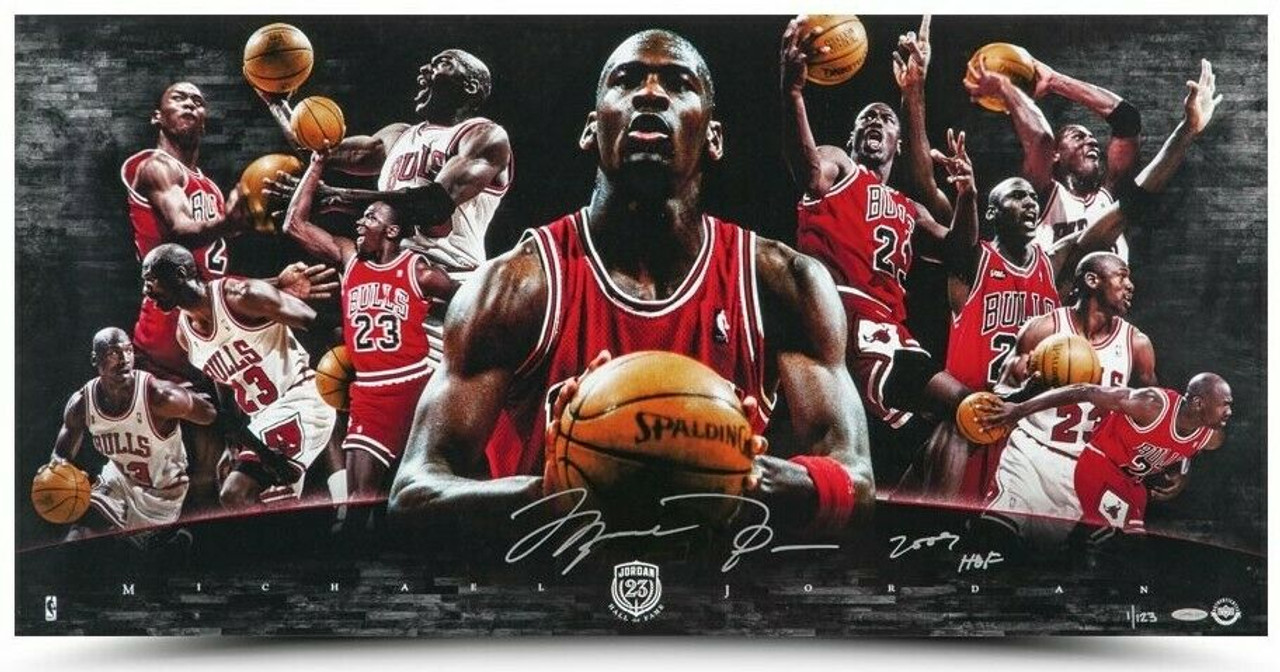 Signed Michael Jordan Jersey - & Embroidered 1991 92 White Mitchell & Ness  Upper Deck