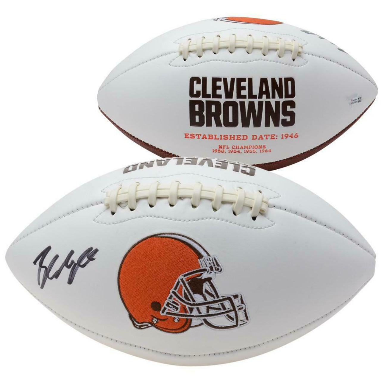 baker mayfield autographed football