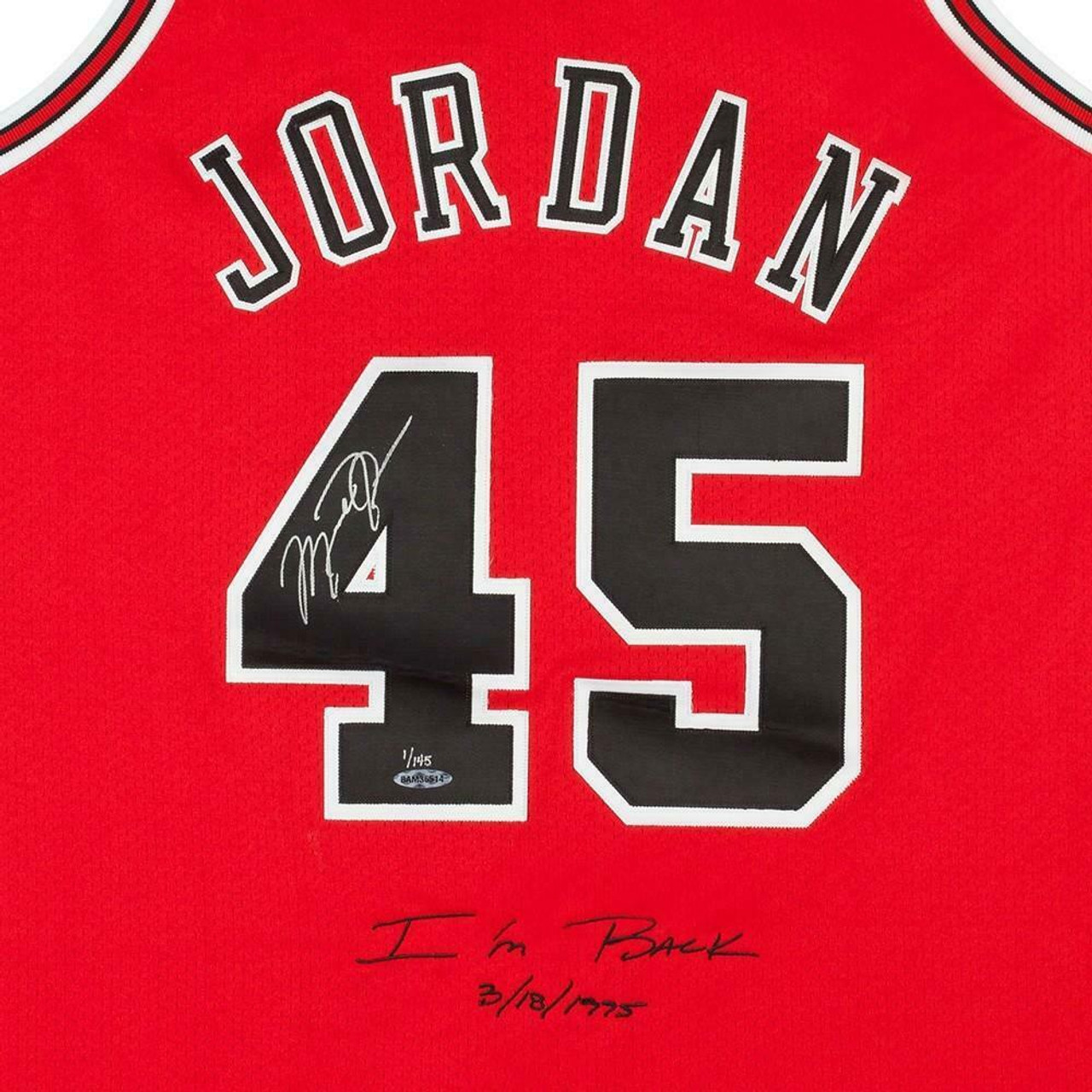 signed mj jersey