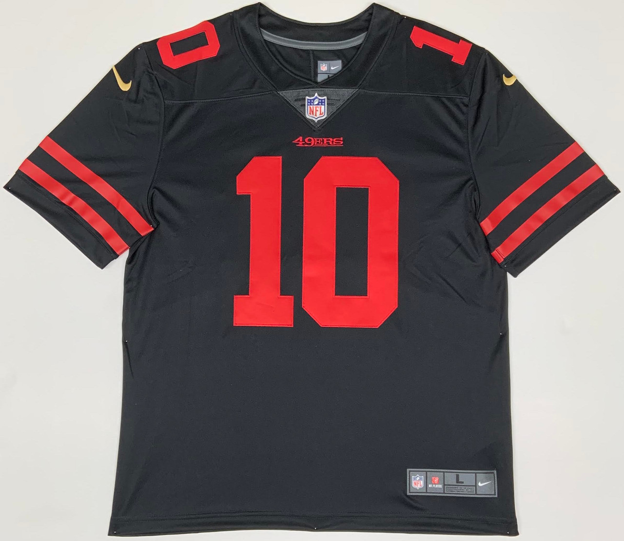 black and red 49ers jersey