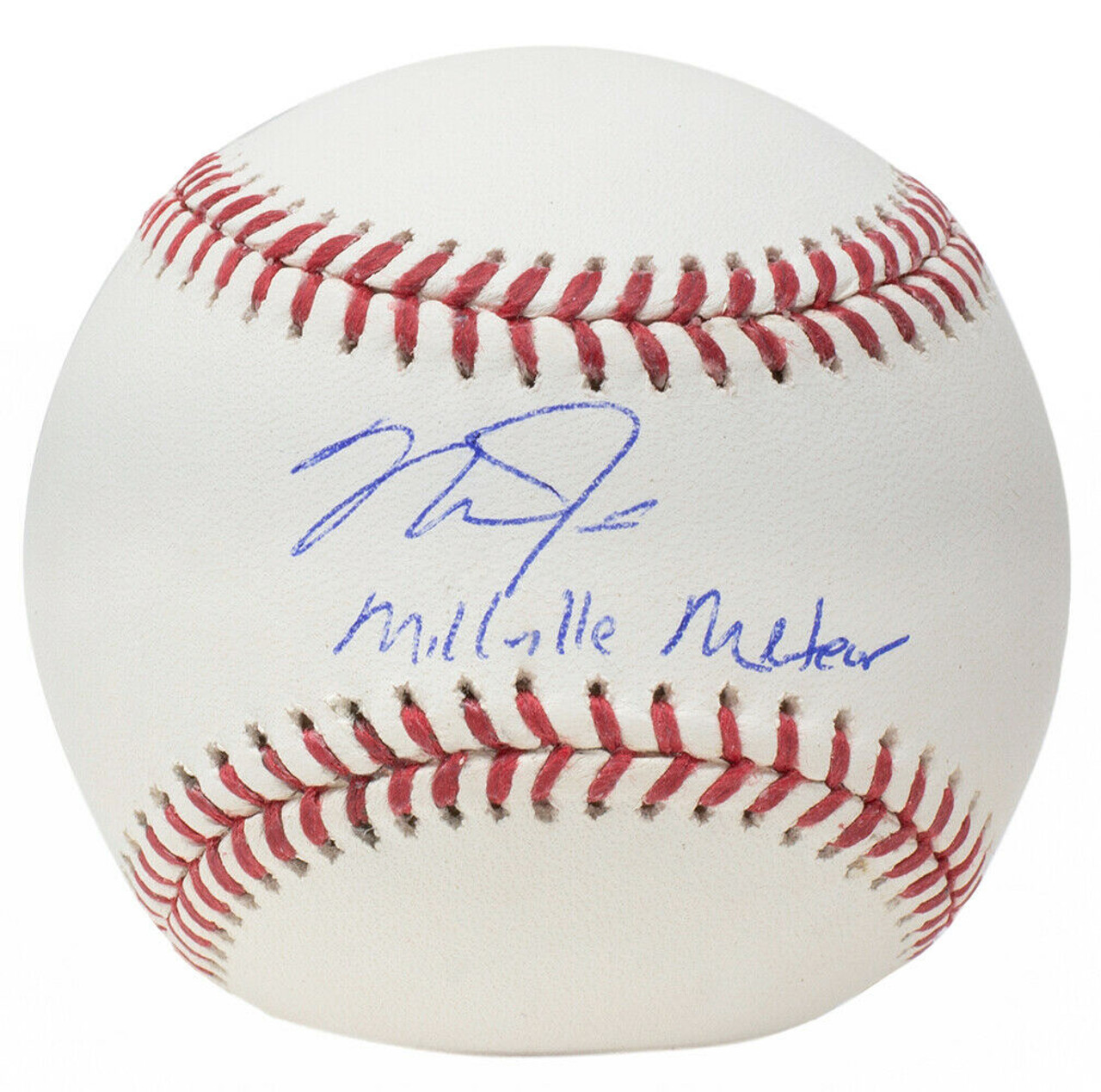 MIKE TROUT Los Angeles Angels Autographed and Inscribed Millville Meteor  Official MLB Baseball MLB AUTHENTICATED - Game Day Legends