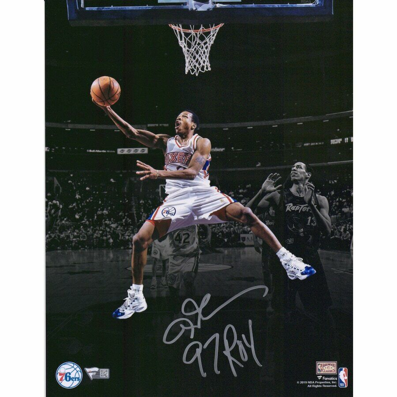 Philadelphia 76ers Allen Iverson Autographed Grey Authentic