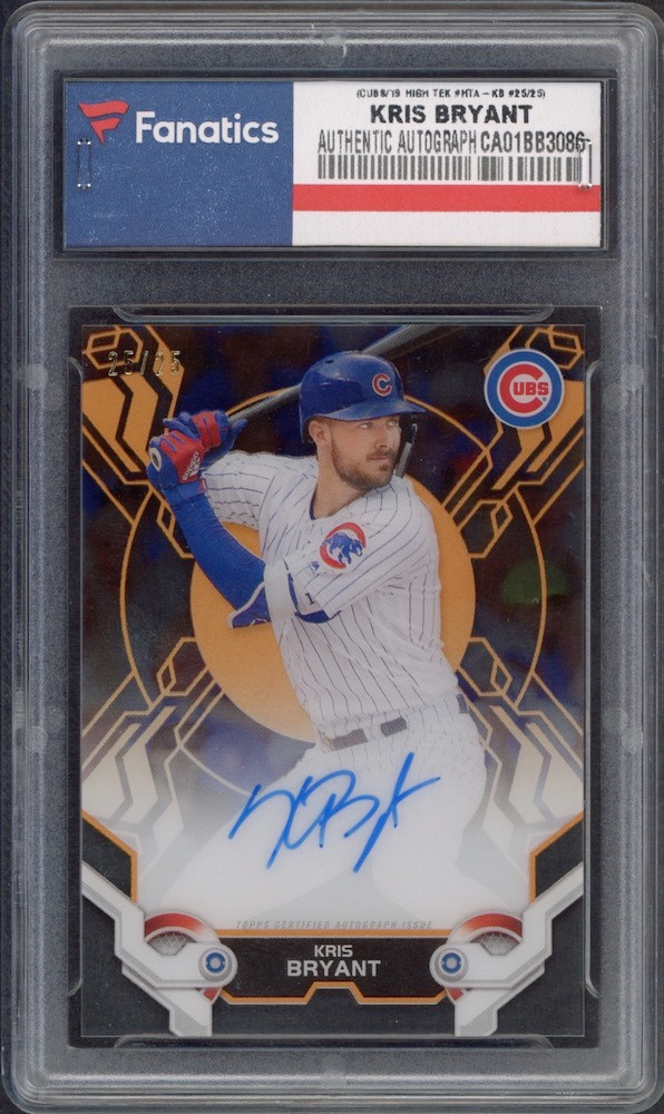 MLB   KRIS BRYANT 直筆サインカード Kris Bryant Cubs 直筆サイン入りカード MLB KRIS BRYANT 直筆