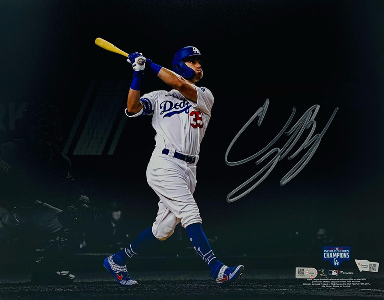 CODY BELLINGER Autographed Los Angeles Dodgers 2020 MLB World