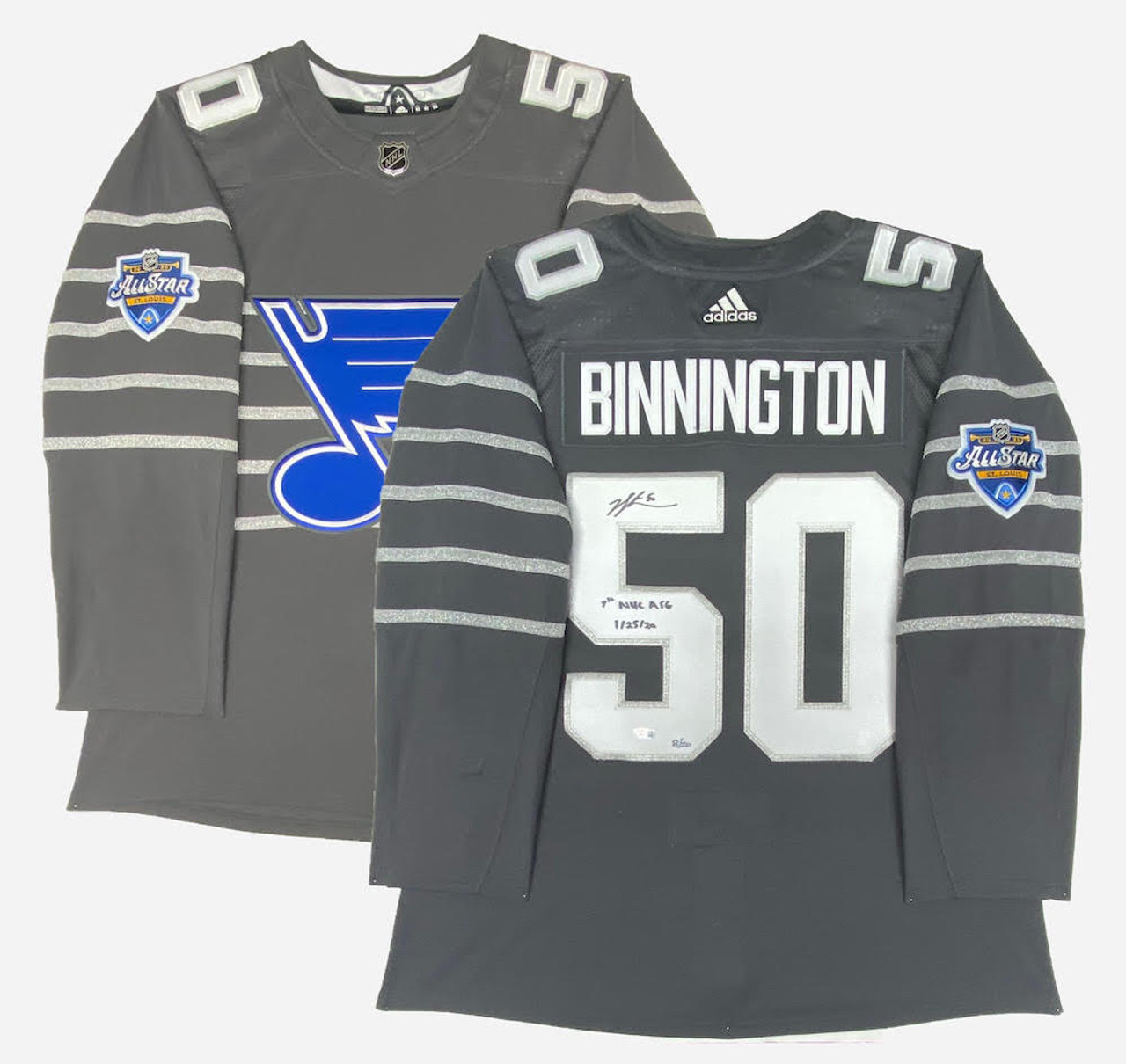 Adidas St. Louis Blues No50 Jordan Binnington Camo Authentic 2017 Veterans Day Stitched Youth NHL Jersey