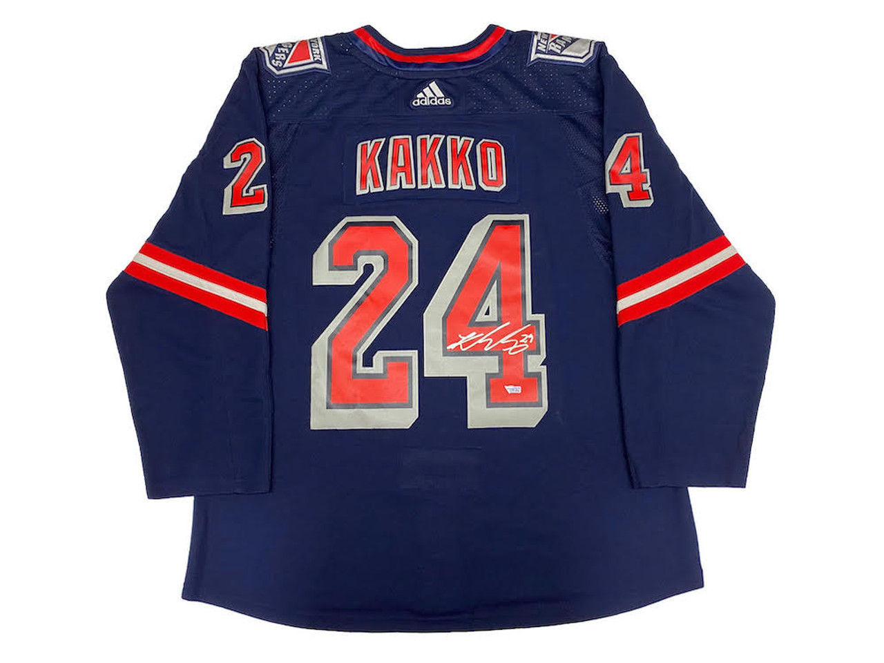 KAAPO KAKKO Autographed New York Rangers Reverse Retro Authentic Jersey  FANATICS