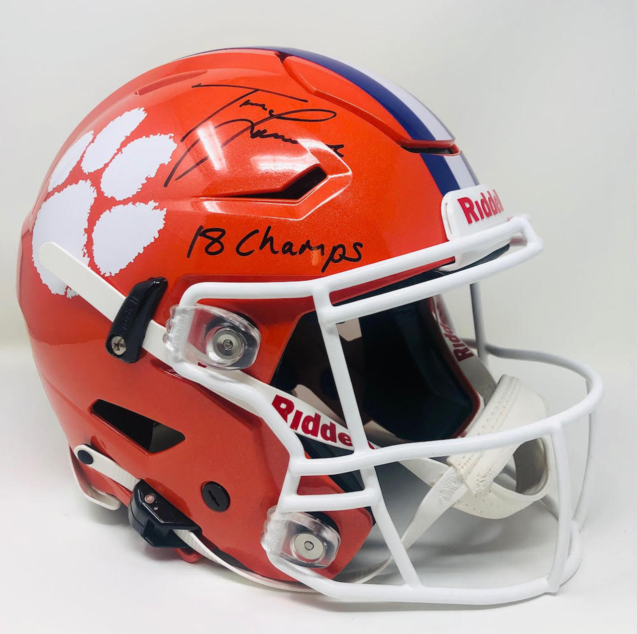 trevor lawrence autographed helmet