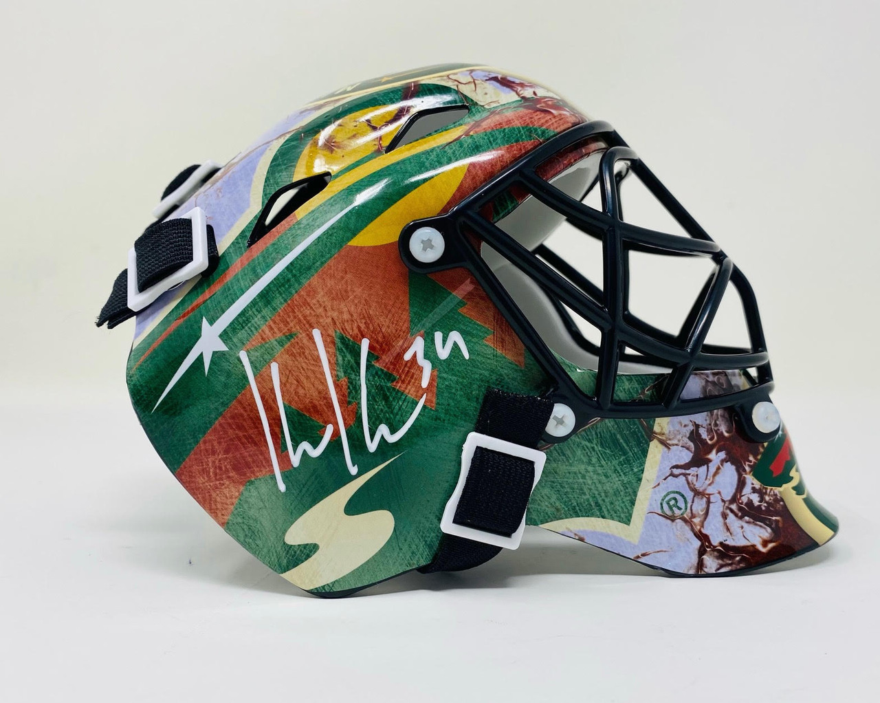 Kaapo Kahkonen Minnesota Wild Autographed Mini Goalie Mask