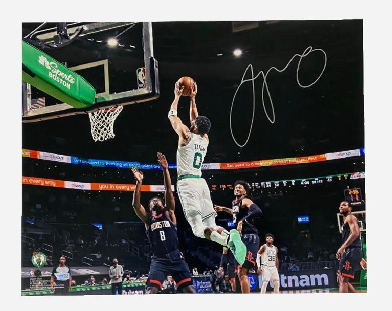 Jayson Tatum Boston Celtics 2021 Game Worn Sneakers