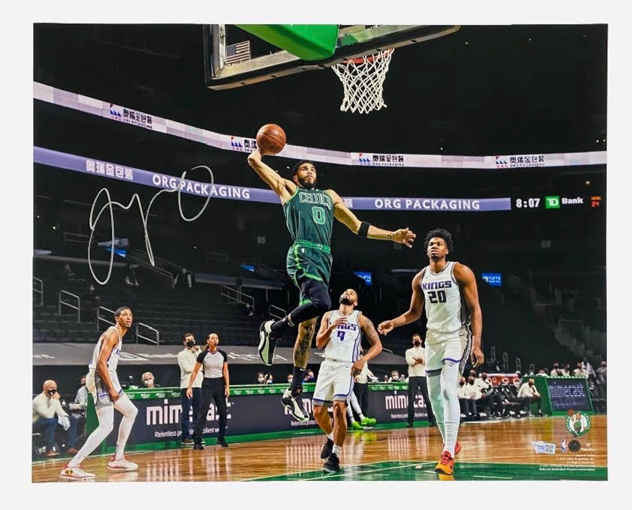 JAYSON TATUM Autographed Boston Celtics Year 0 Nike White Jersey FANATICS -  Game Day Legends
