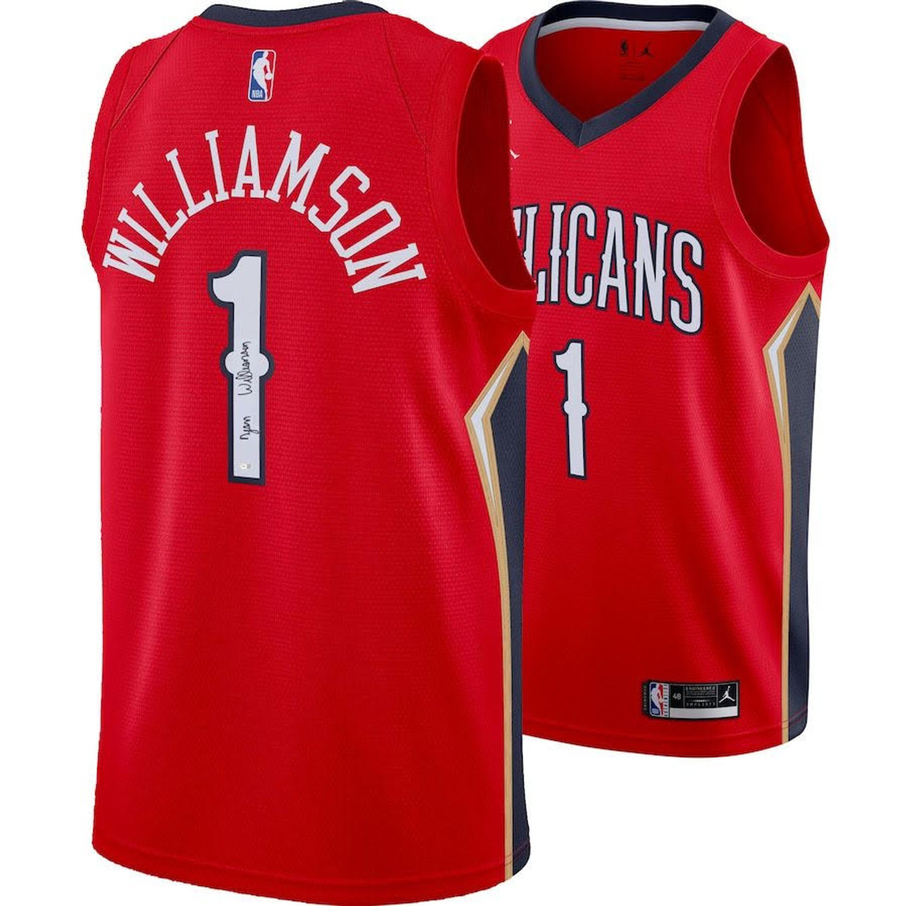 Authentic zion discount williamson jersey