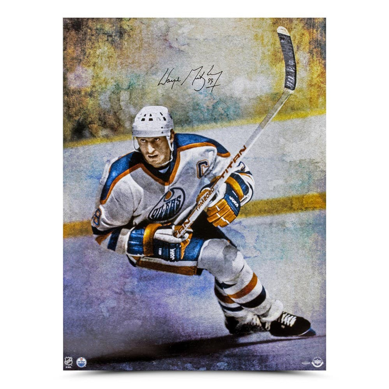 Wayne Gretzky Edmonton Oilers Upper Deck Autographed White CCM