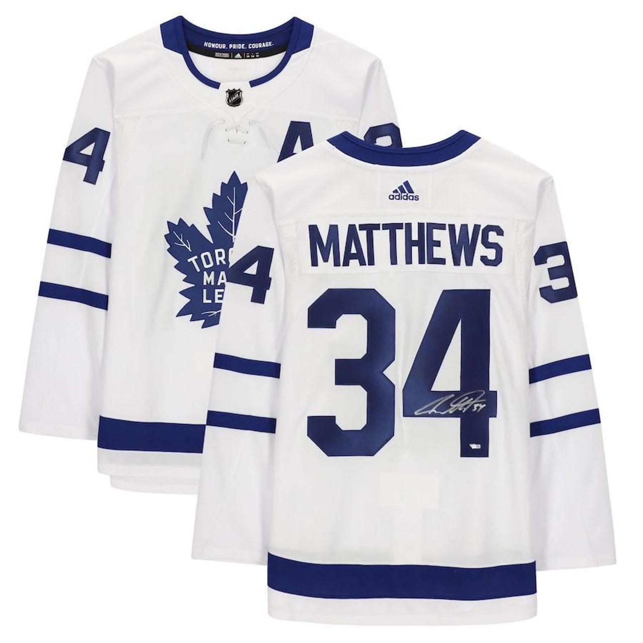 auston matthews autographed jersey