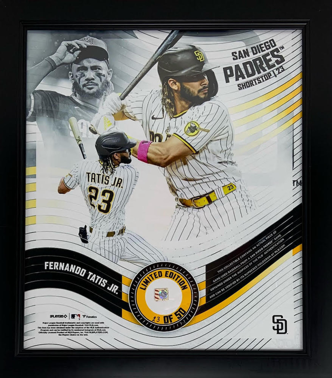 FERNANDO TATIS Jr. Unsigned Padres Framed 15